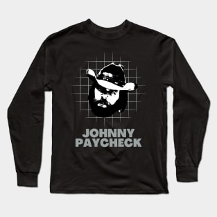 Johnny paycheck -> retro Long Sleeve T-Shirt